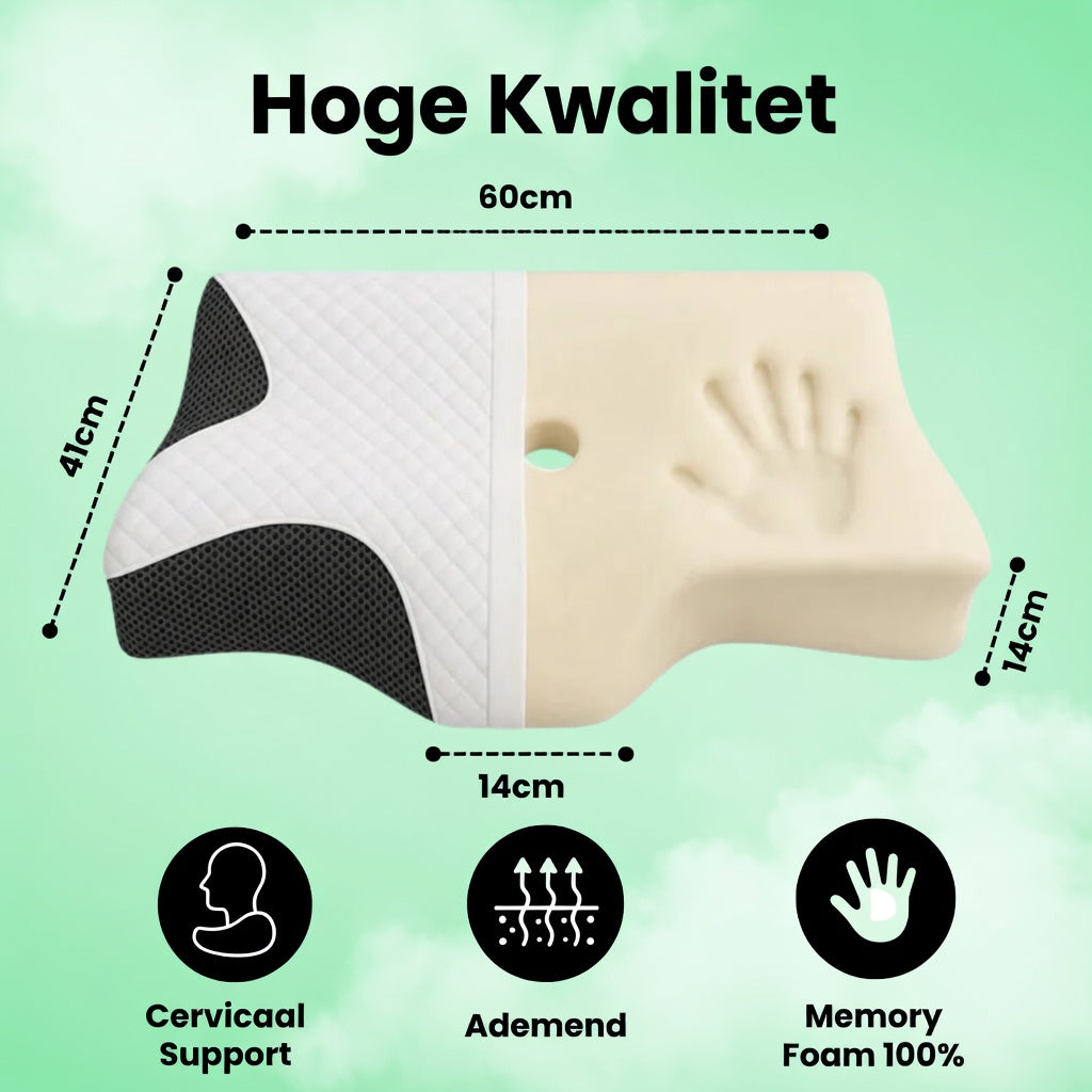 OrthoRest™-Ergonomisch Cervicaal Kussen voor Nekpijnverlichting